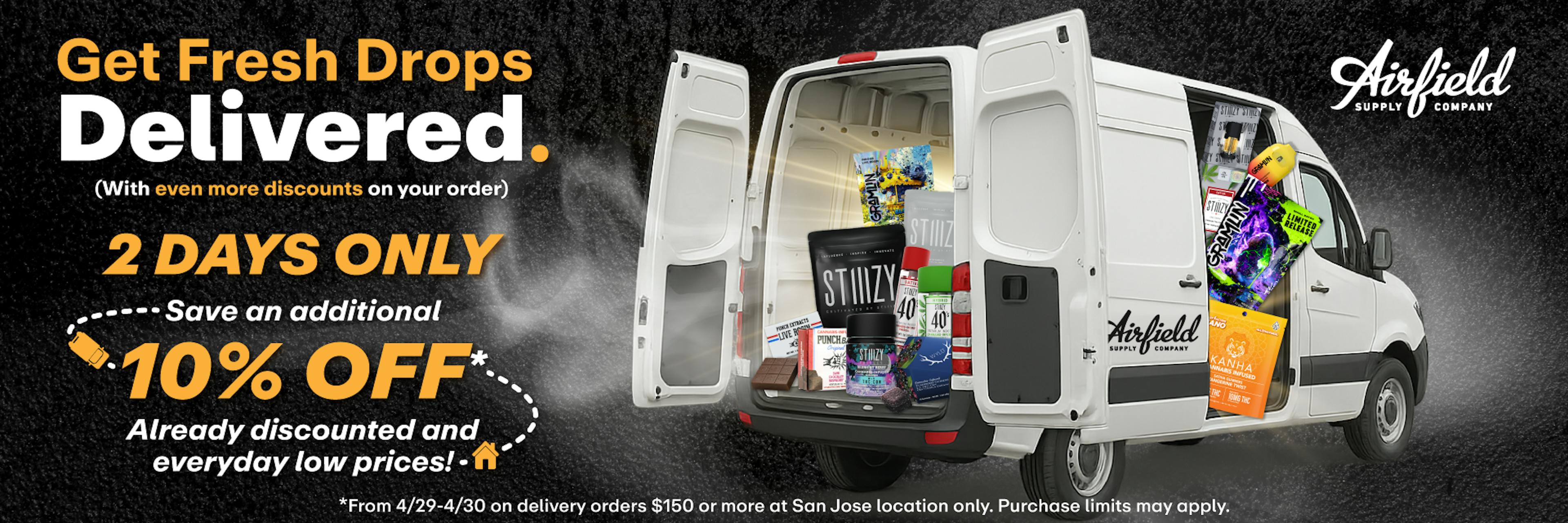Airfield Delivery Discount