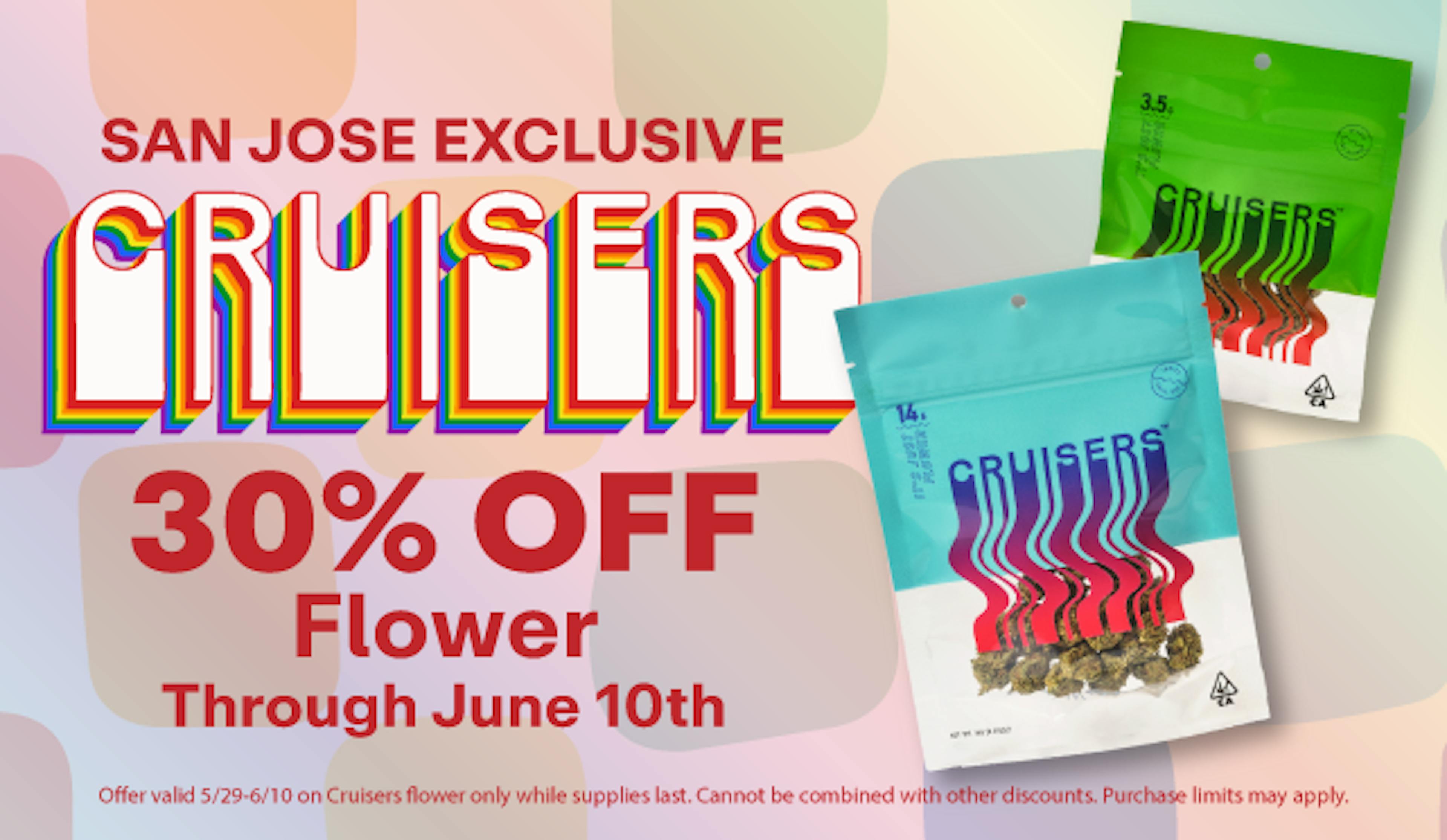 30% off Cruisers Flower