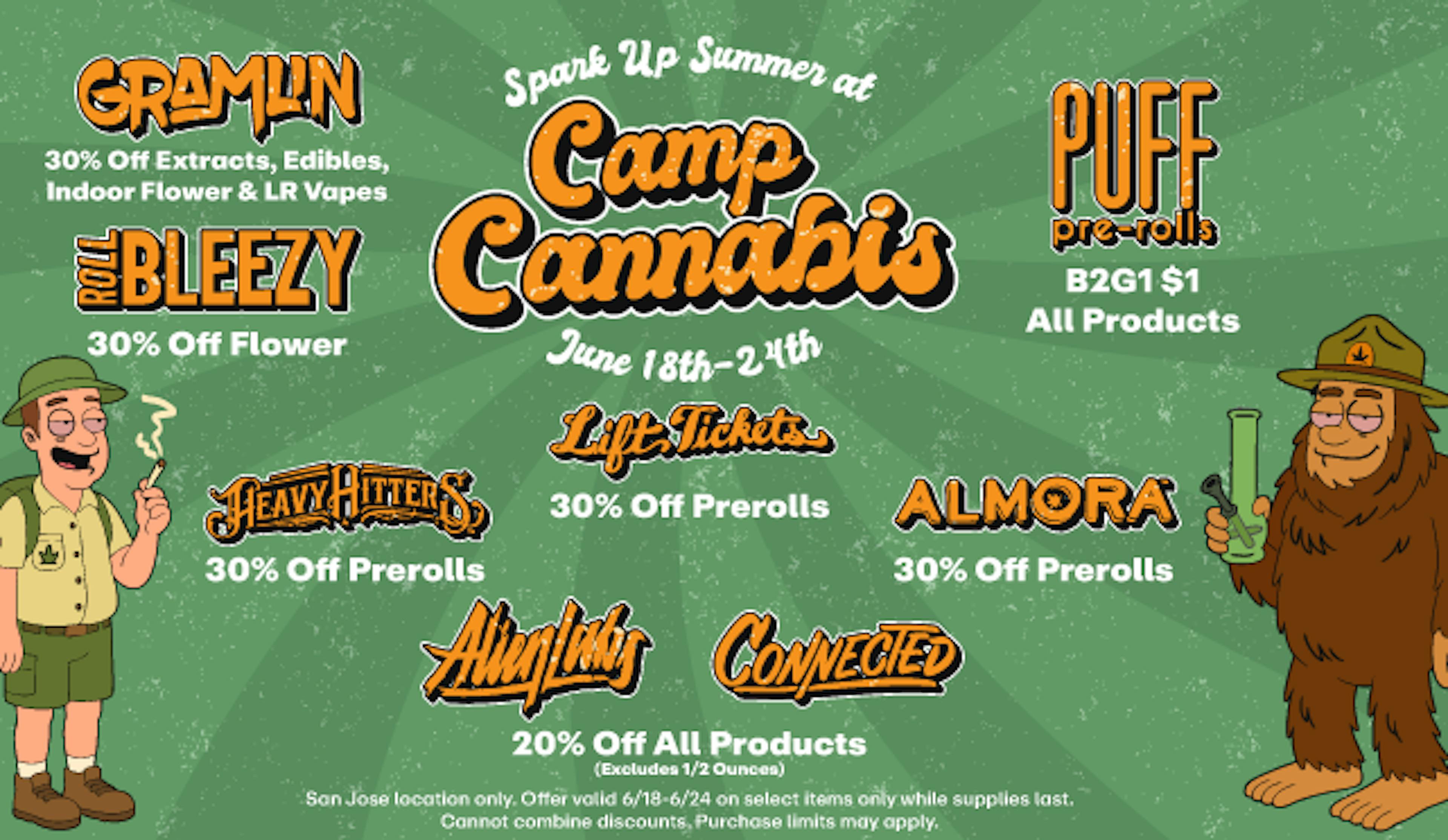 Camp Cannabis - Up to 30% off