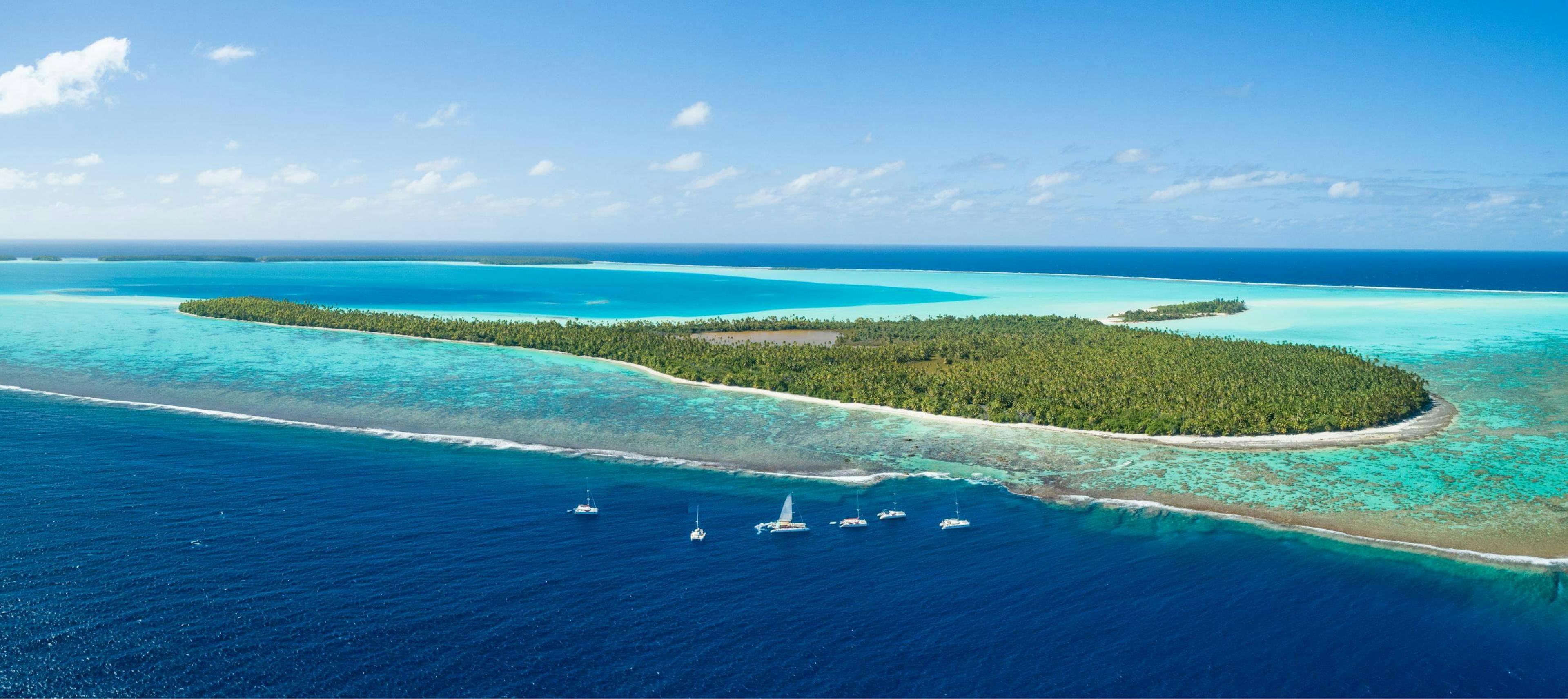 Tetiaroa view from the sky