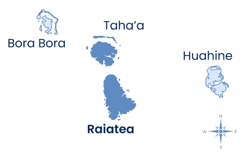 Raiatea Island map