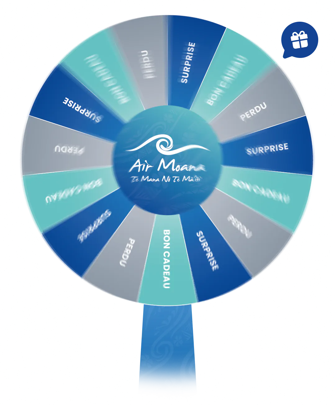 La roue d'Air Moana