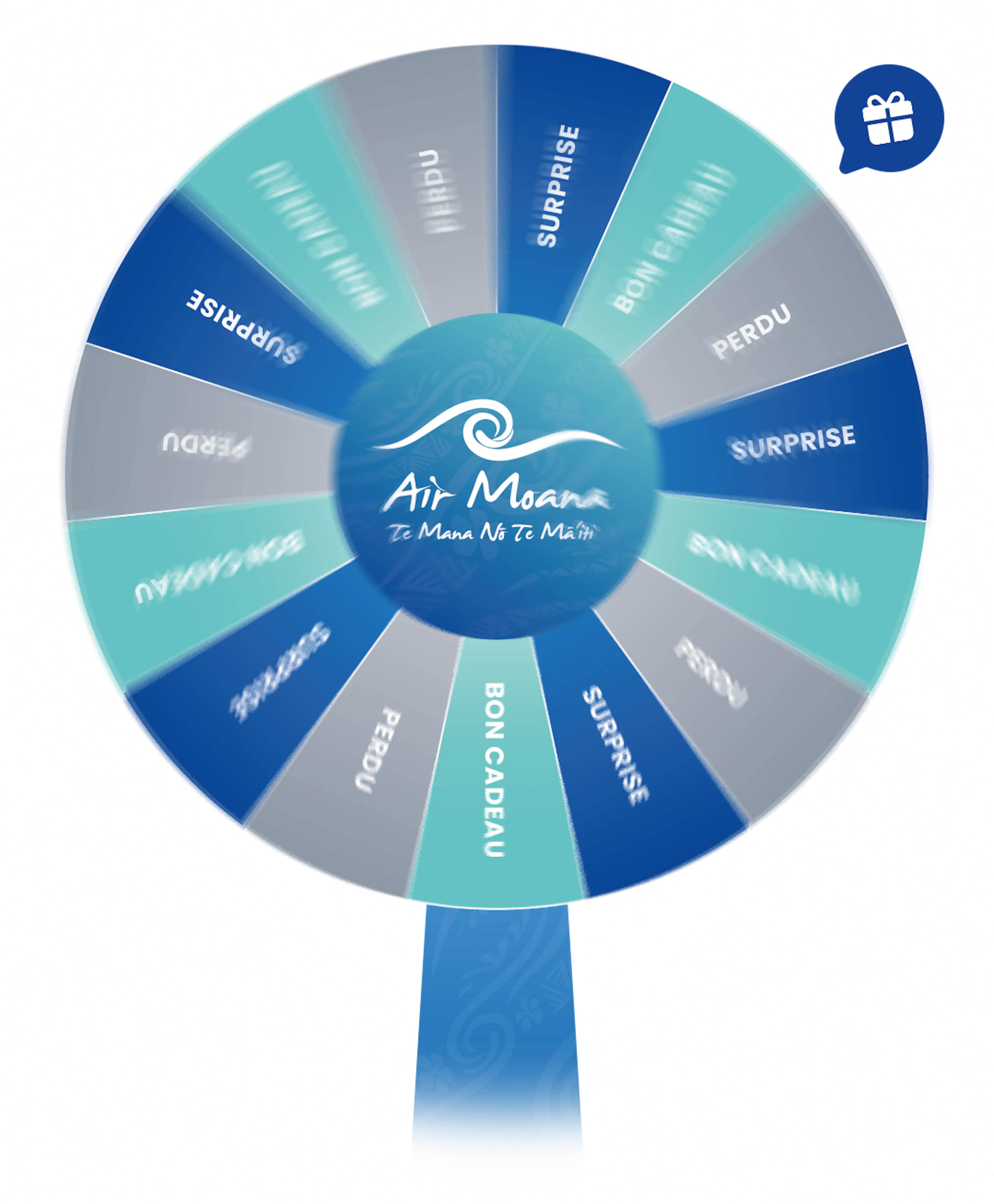 La roue d'Air Moana