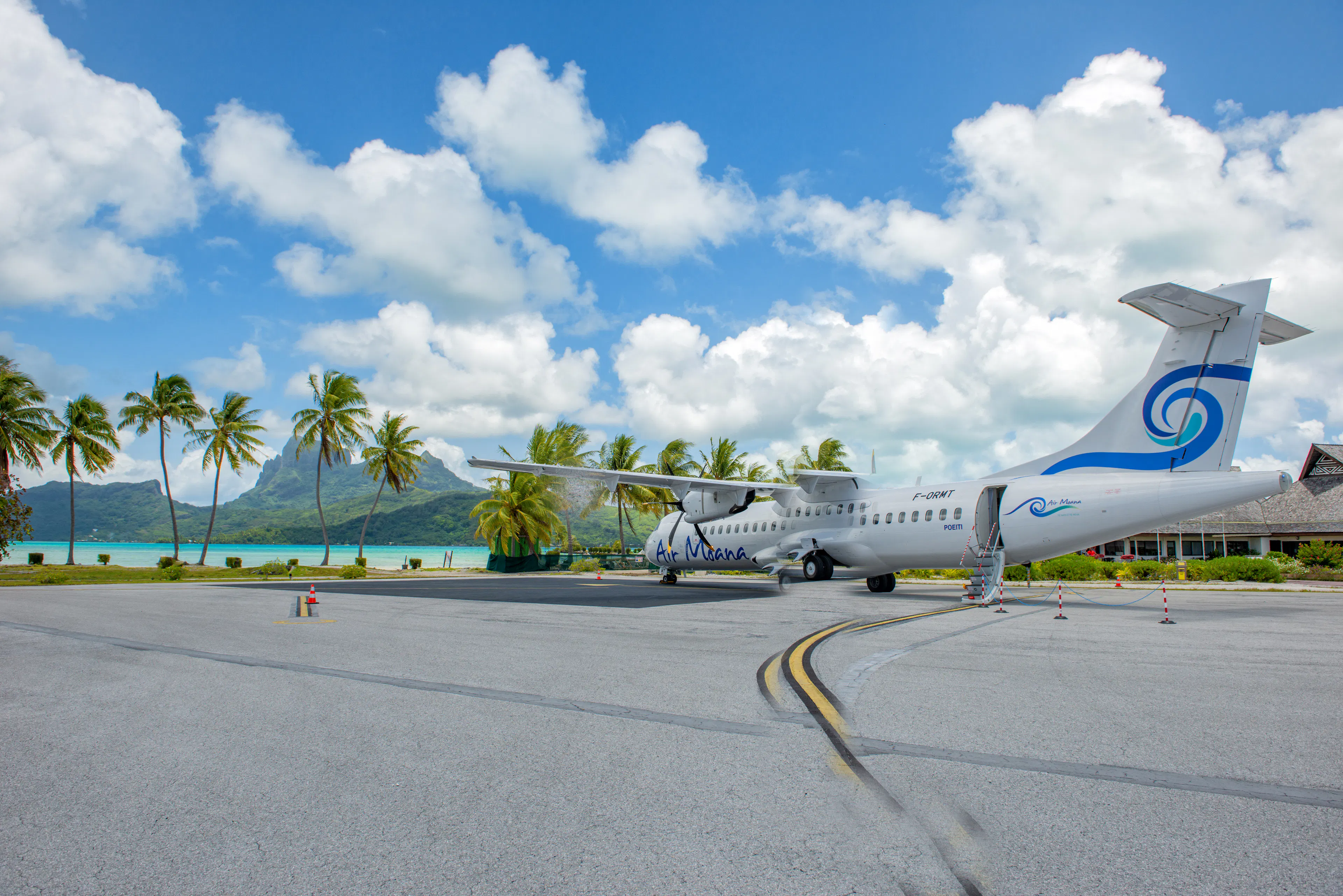 Avion Air Moana vue de derrière