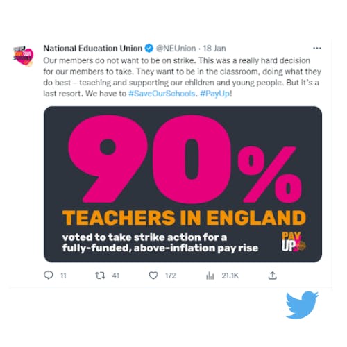 Teachers strike