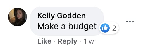 Make a budget