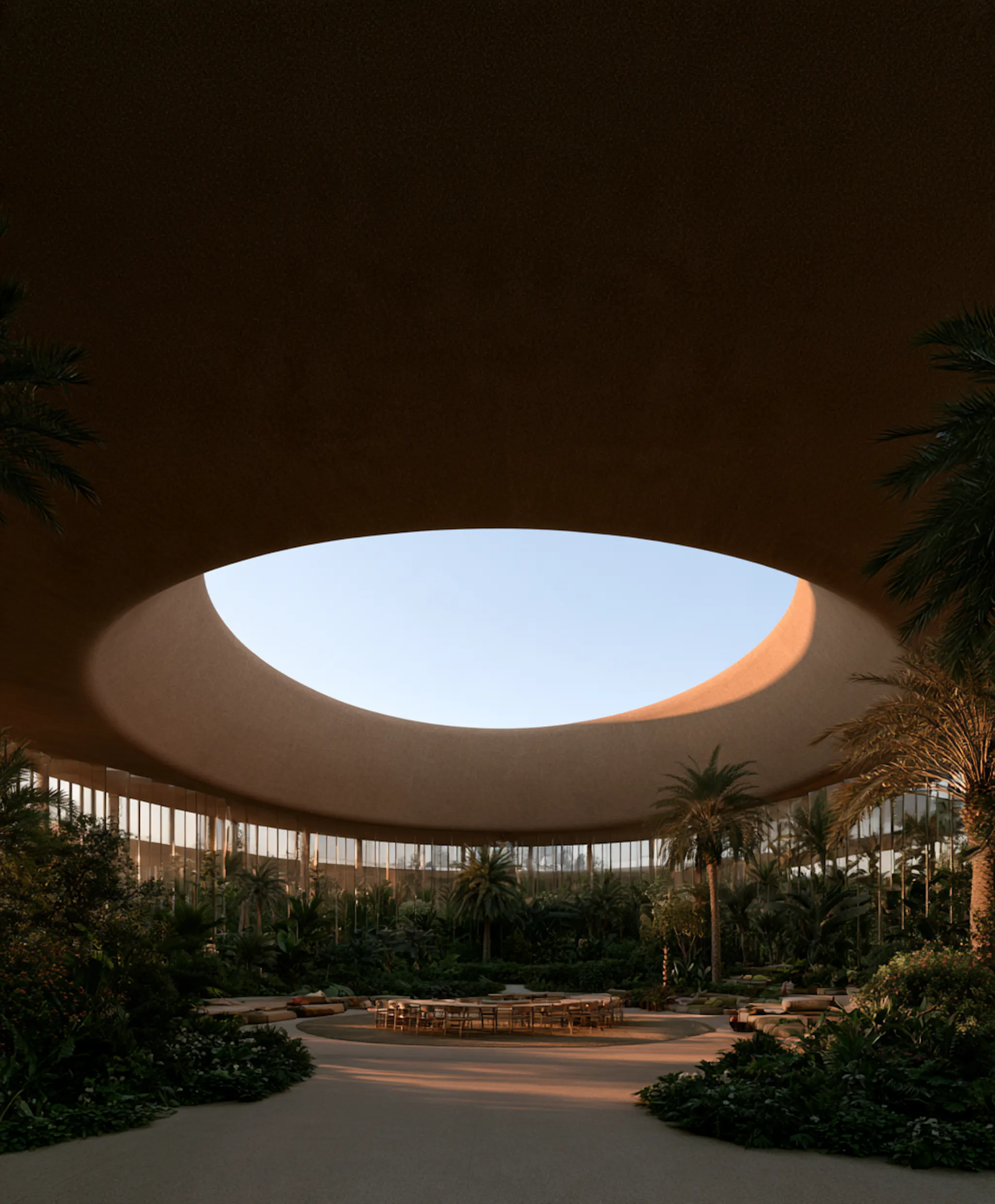 maison design avec puit de lumière