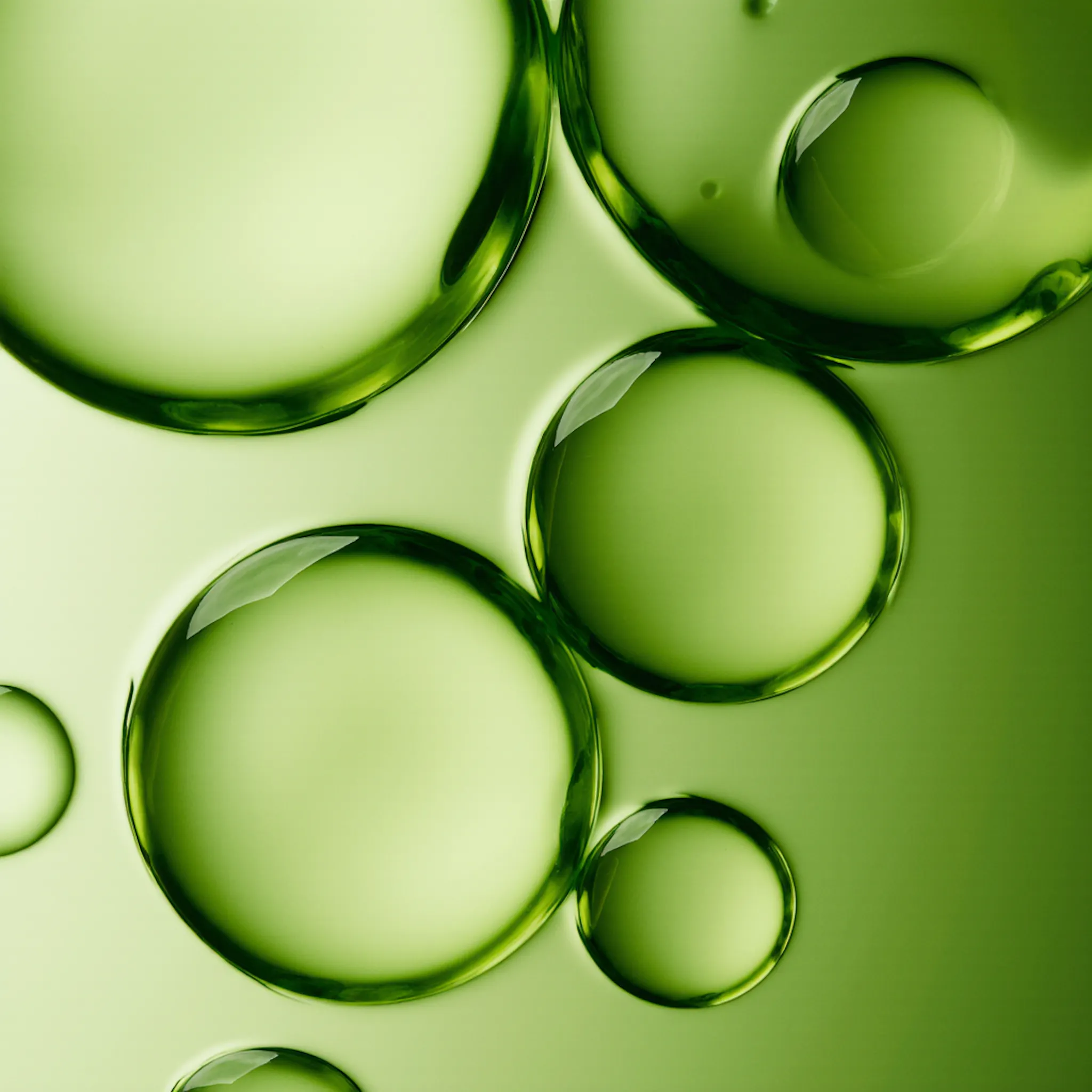 texture bulles vertes