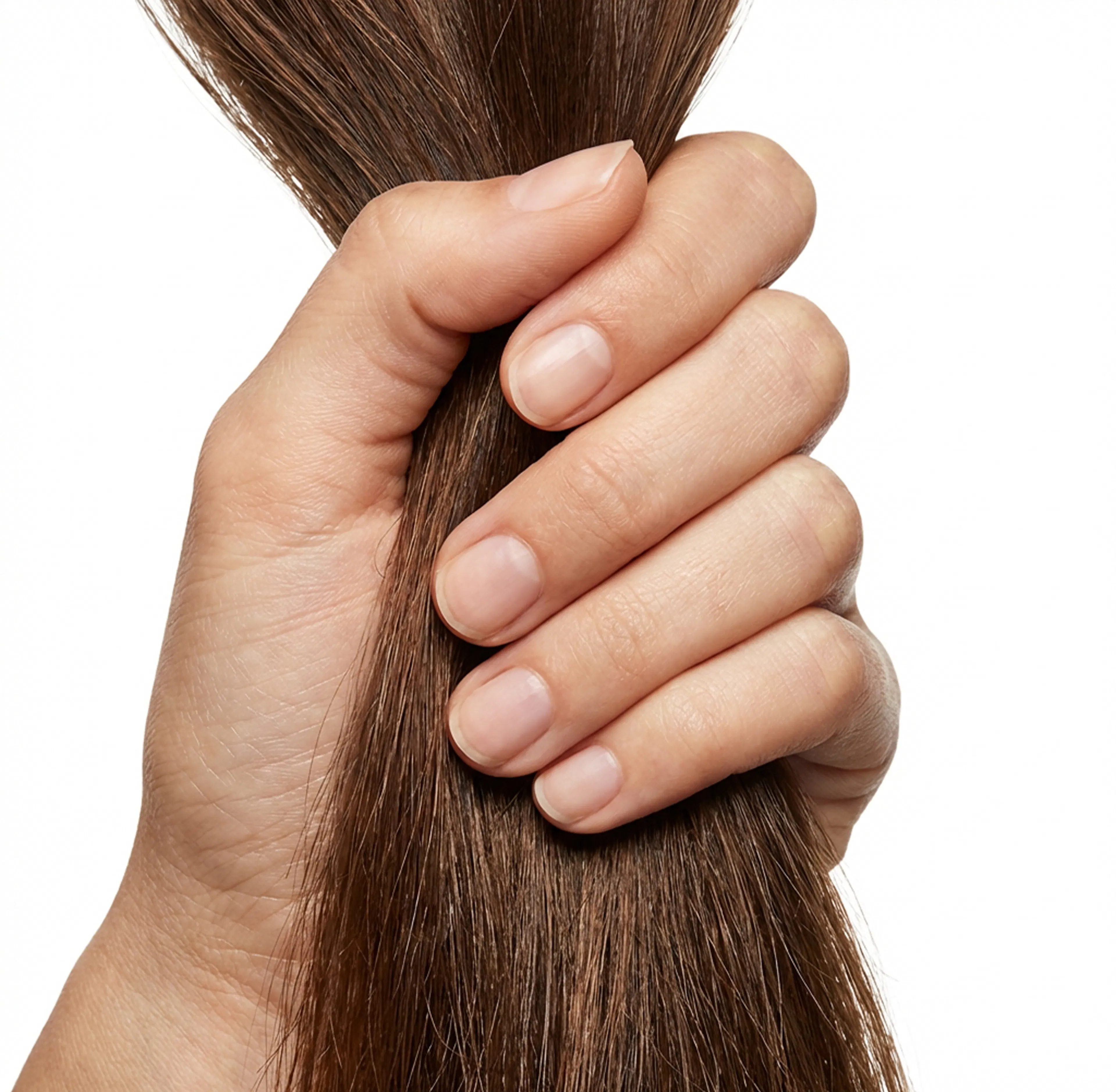 main qui tient des cheveux