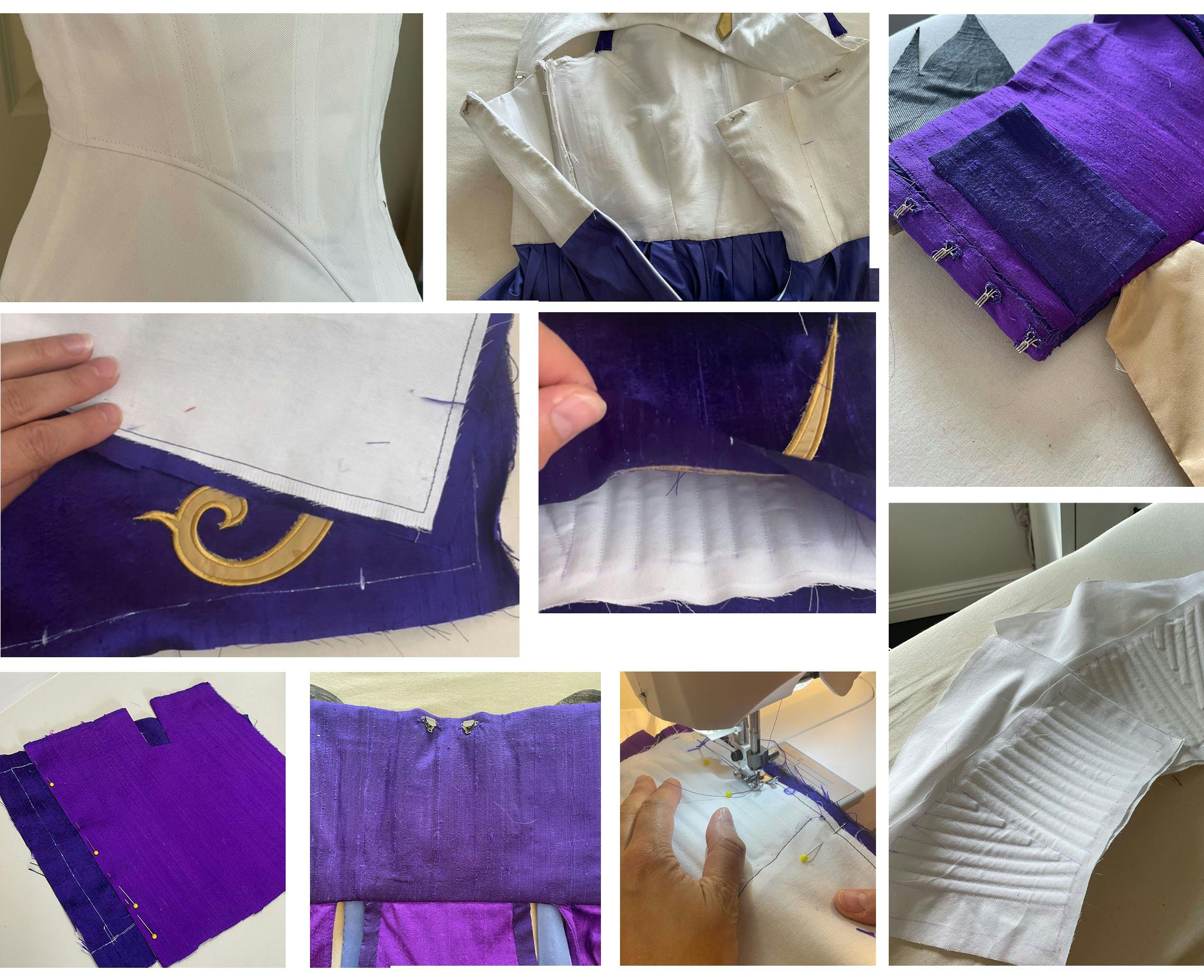 Keqing cosplay construction details