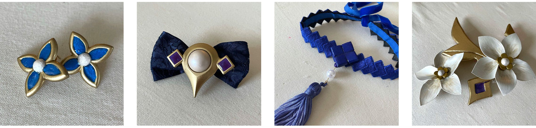 Keqing cosplay construction details accessories