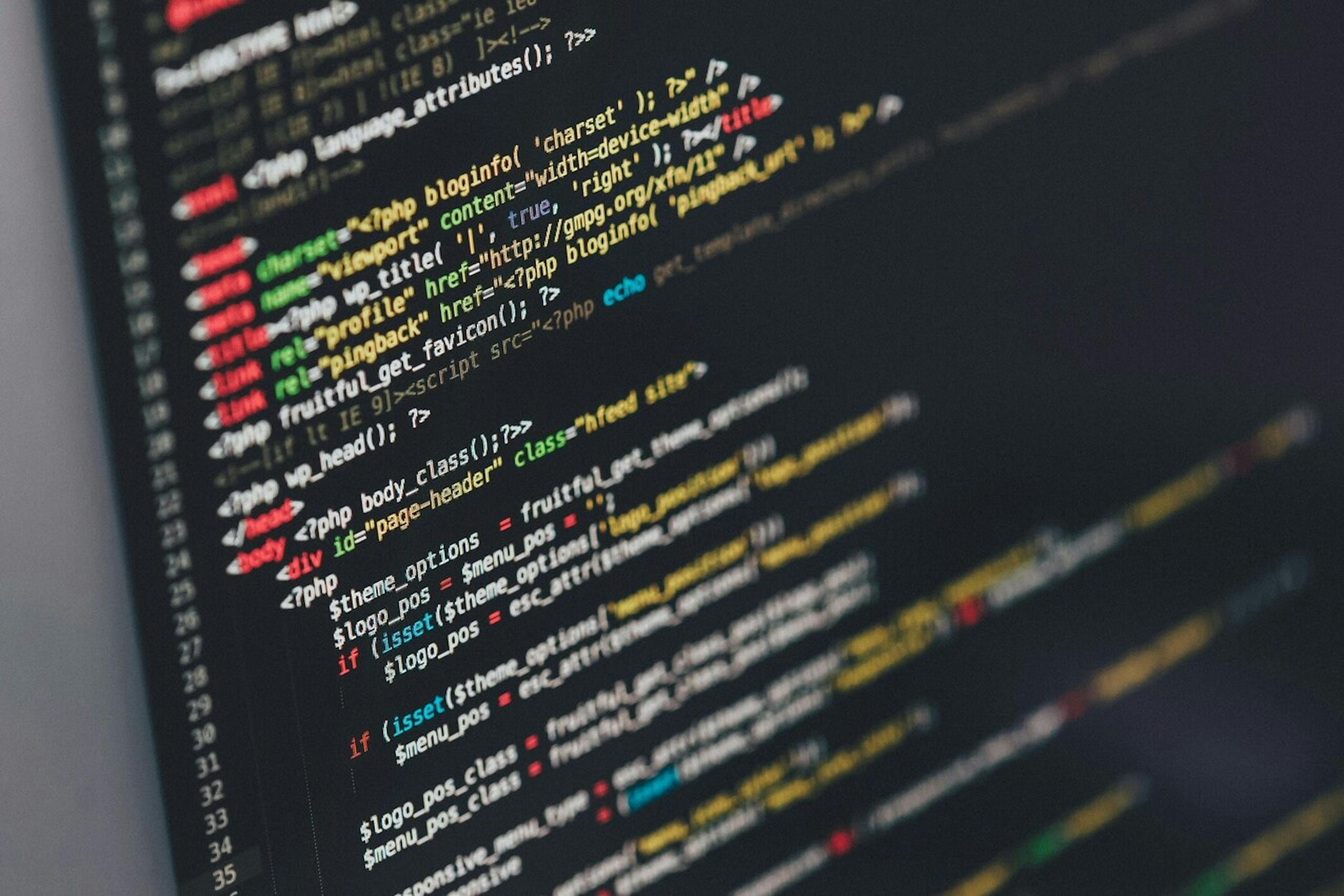 Picture of code