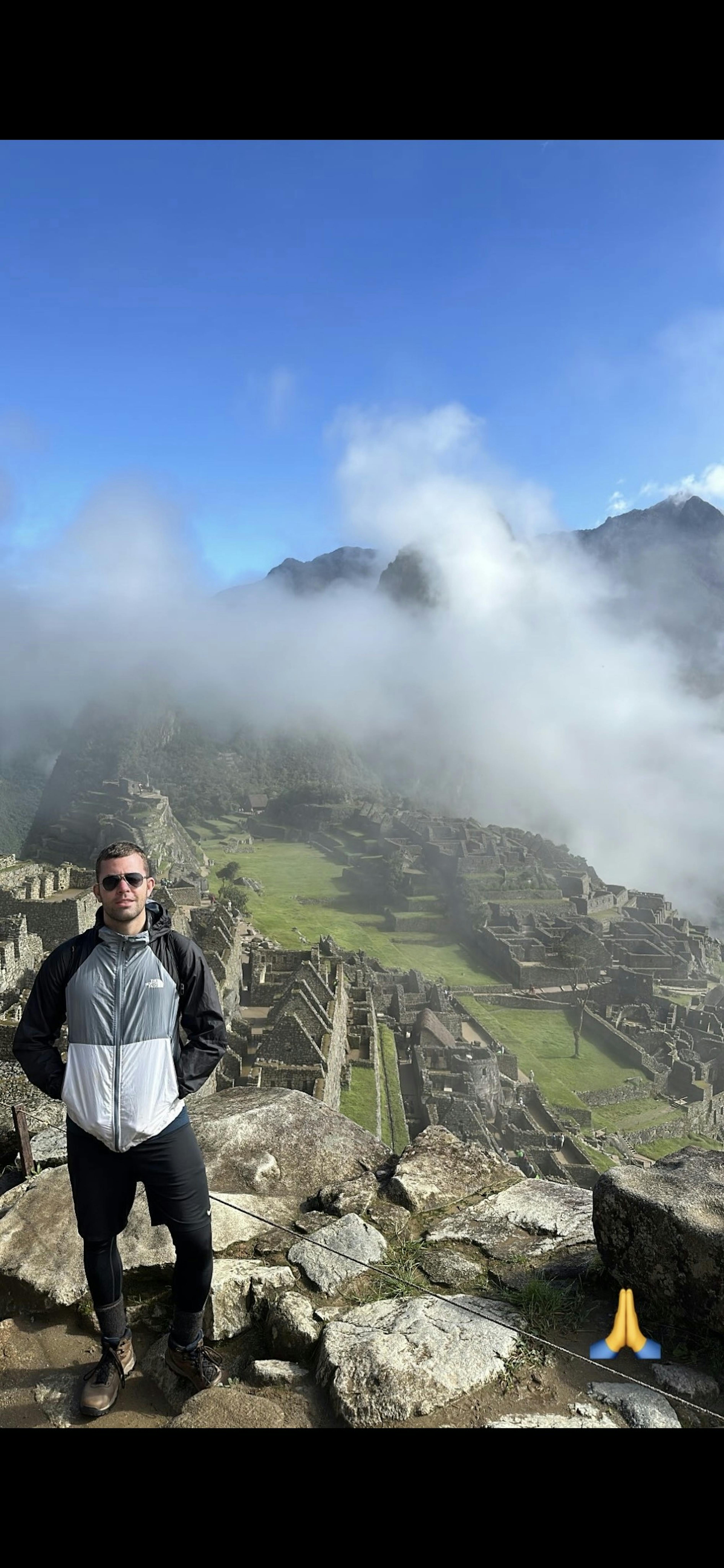 Damien at Machu Picchu