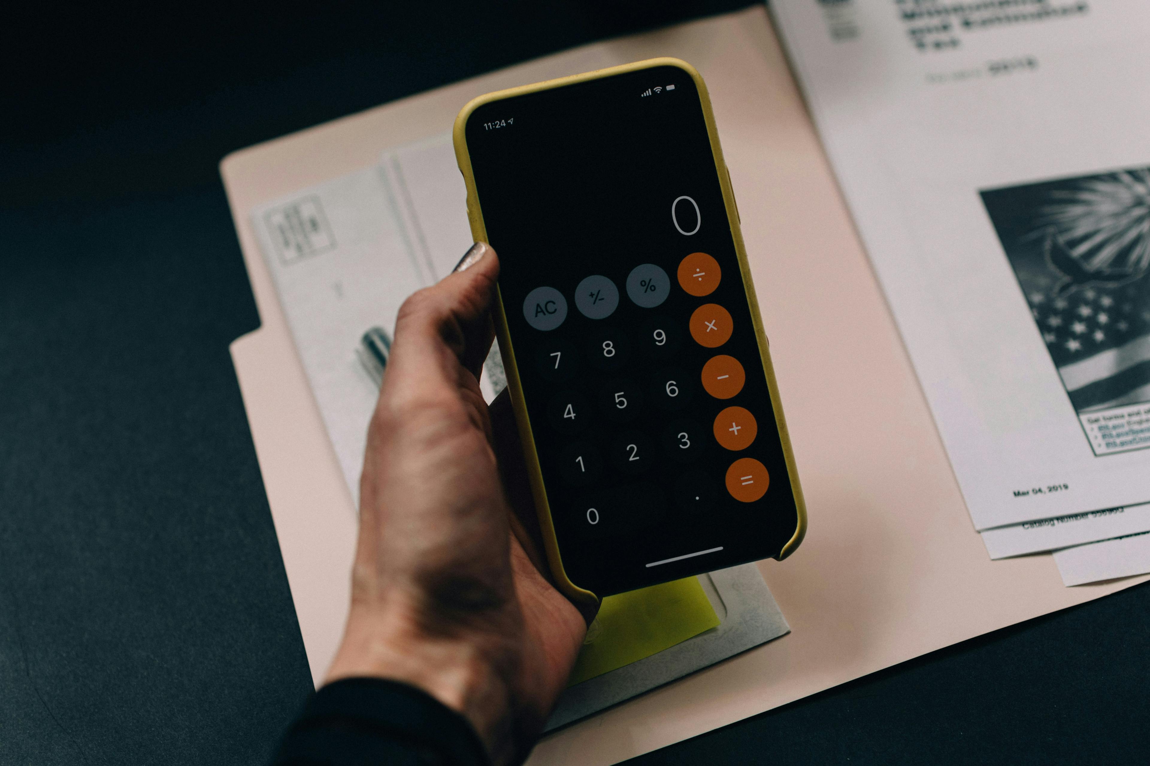 Calculator on iPhone