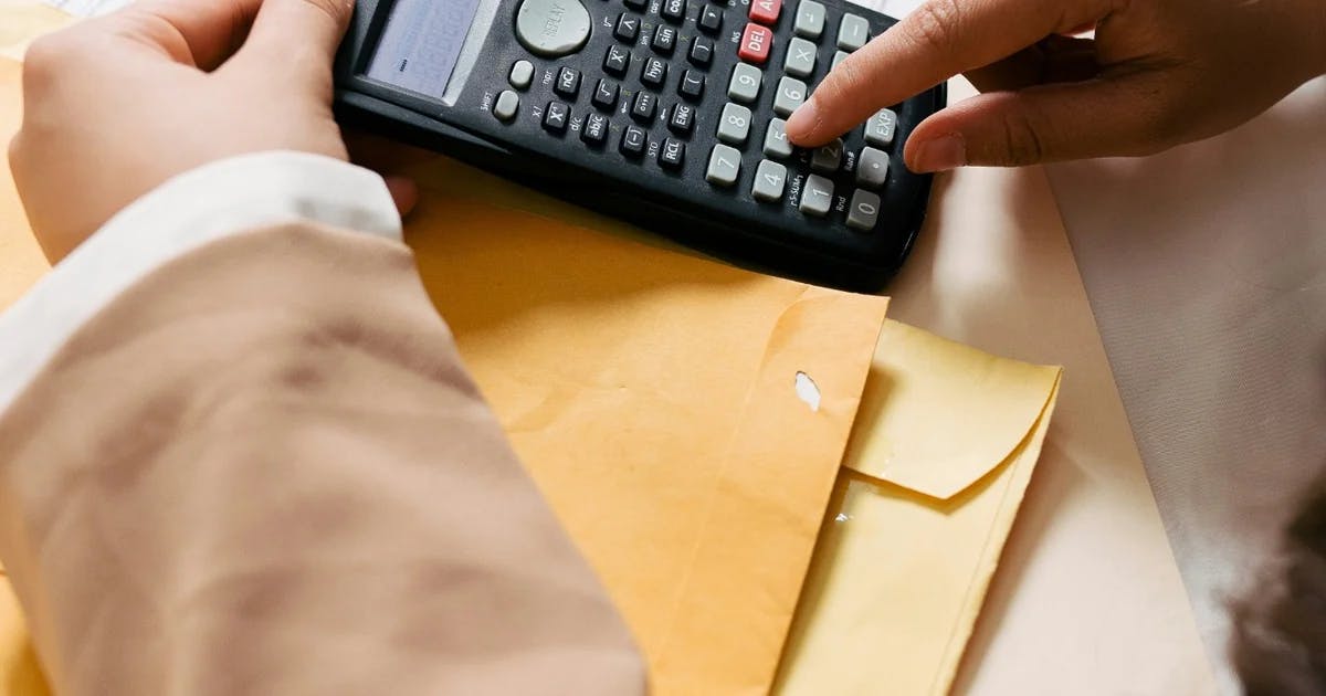 Picture of a calculator