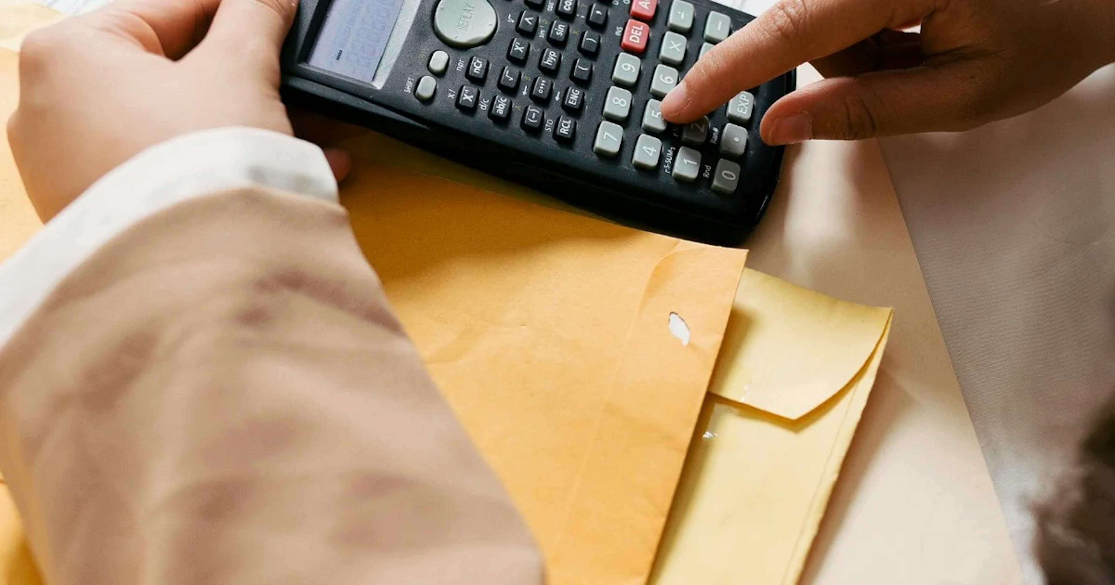 Picture of a calculator