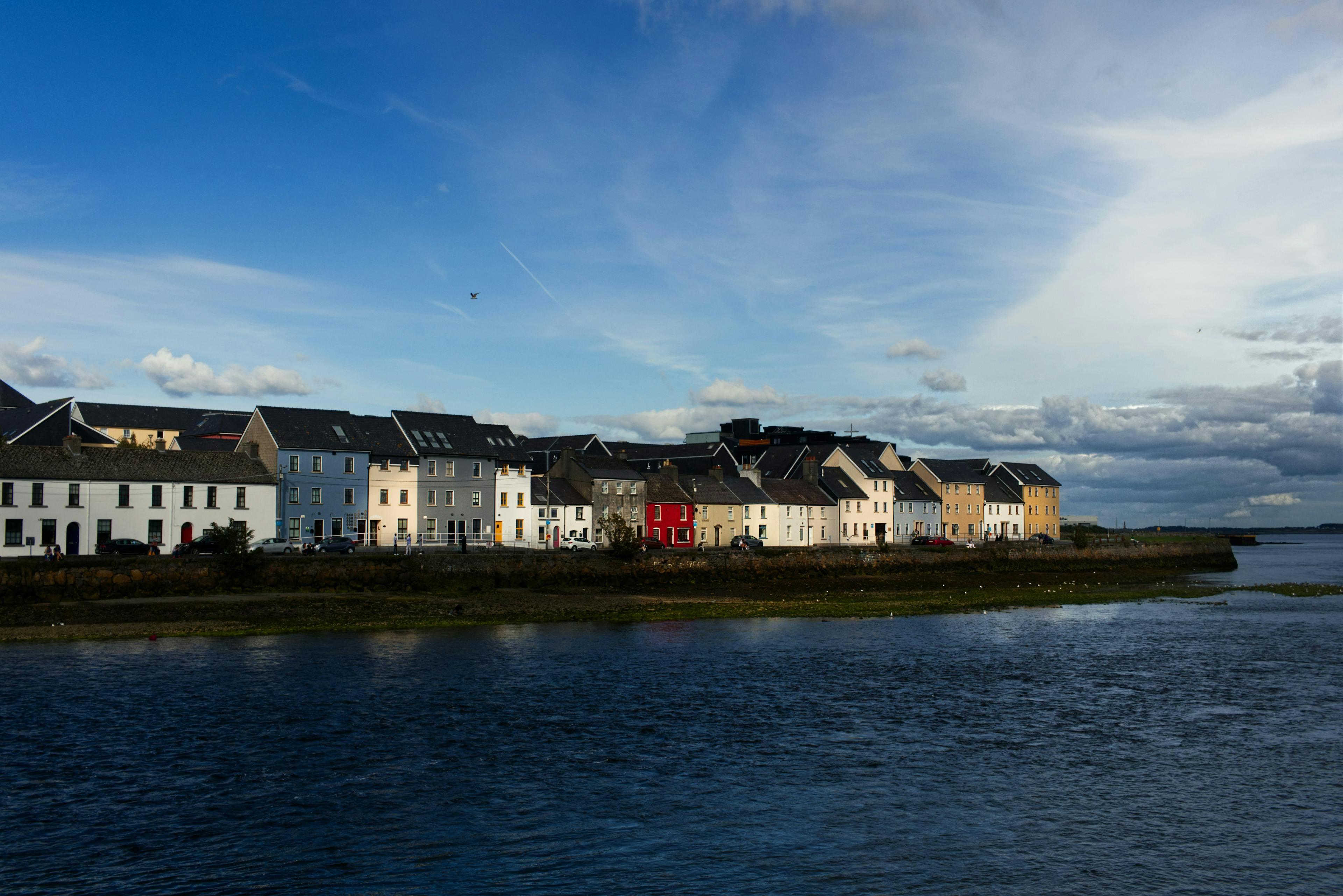 Row of residential houses in Ireland