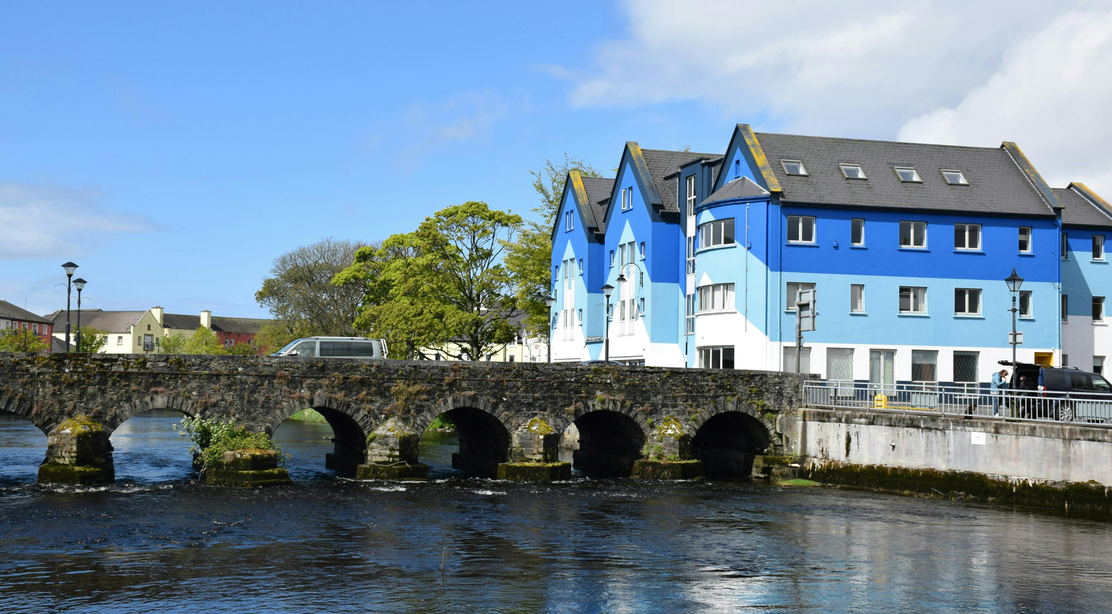 Row of residential houses in Ireland