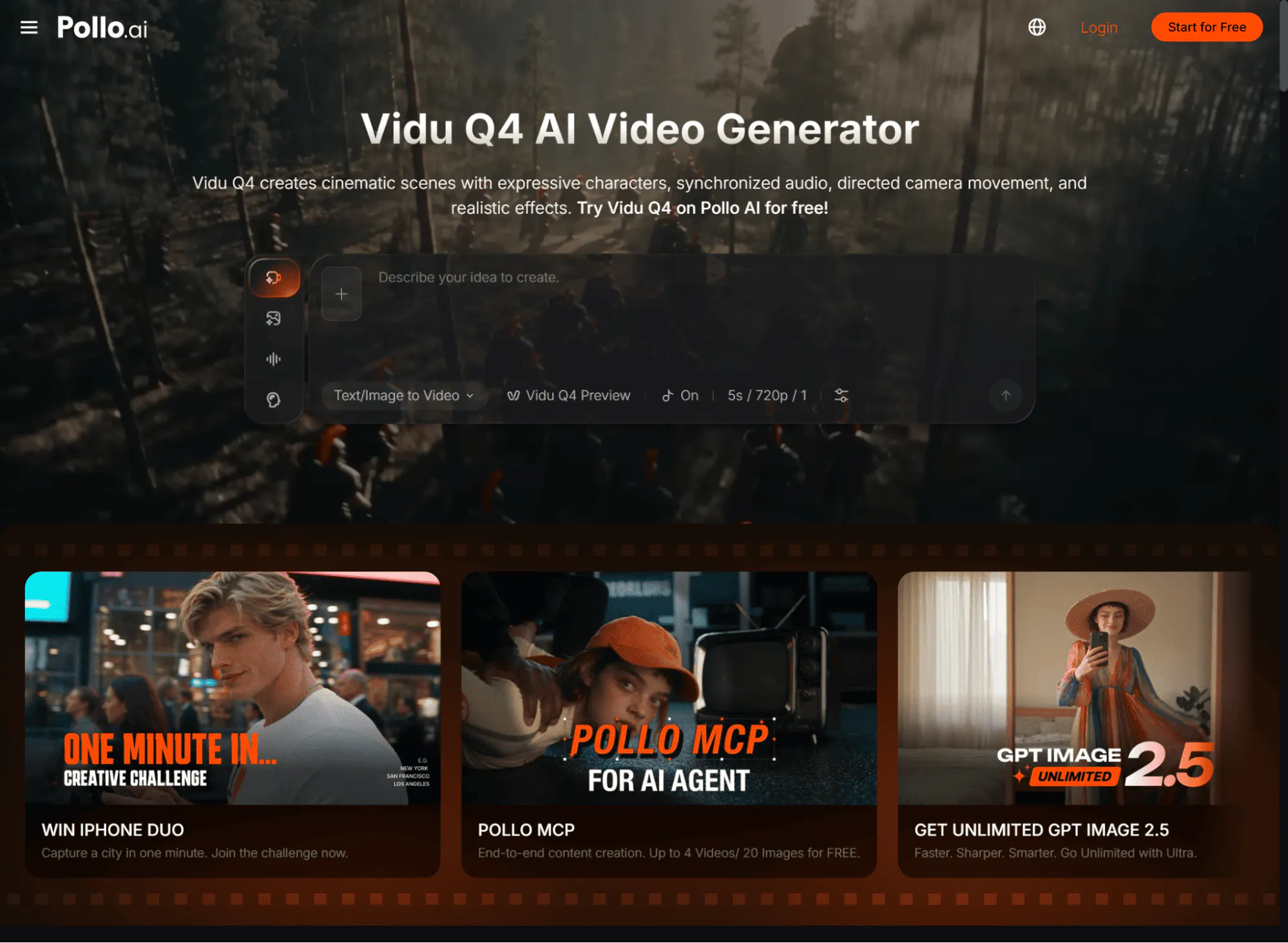 Pollo AI - Vidu AI Video Generator