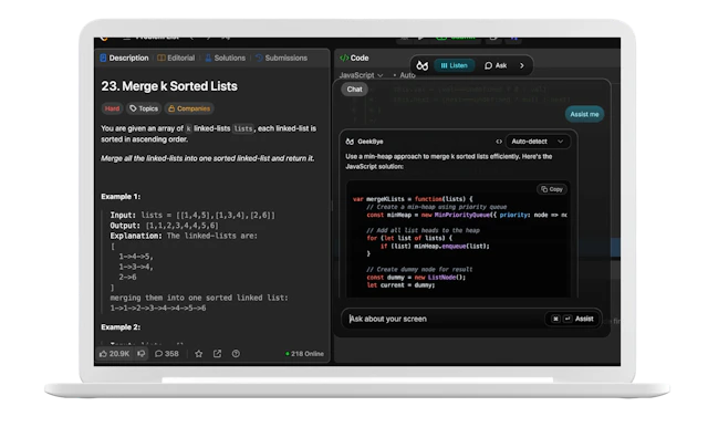 GeekBye - Dashboard and Feature Gallery Preview