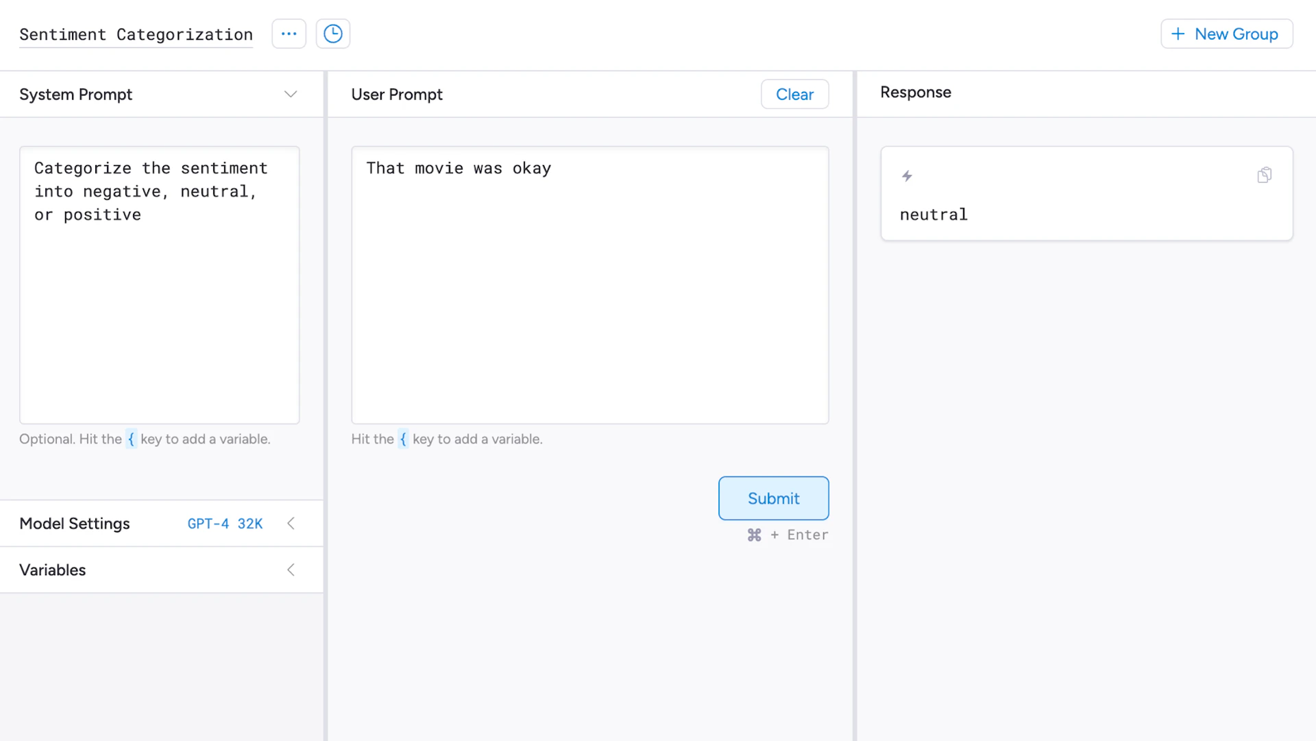 Prompt Refine - AI Tool Features, UI & Interface Overview