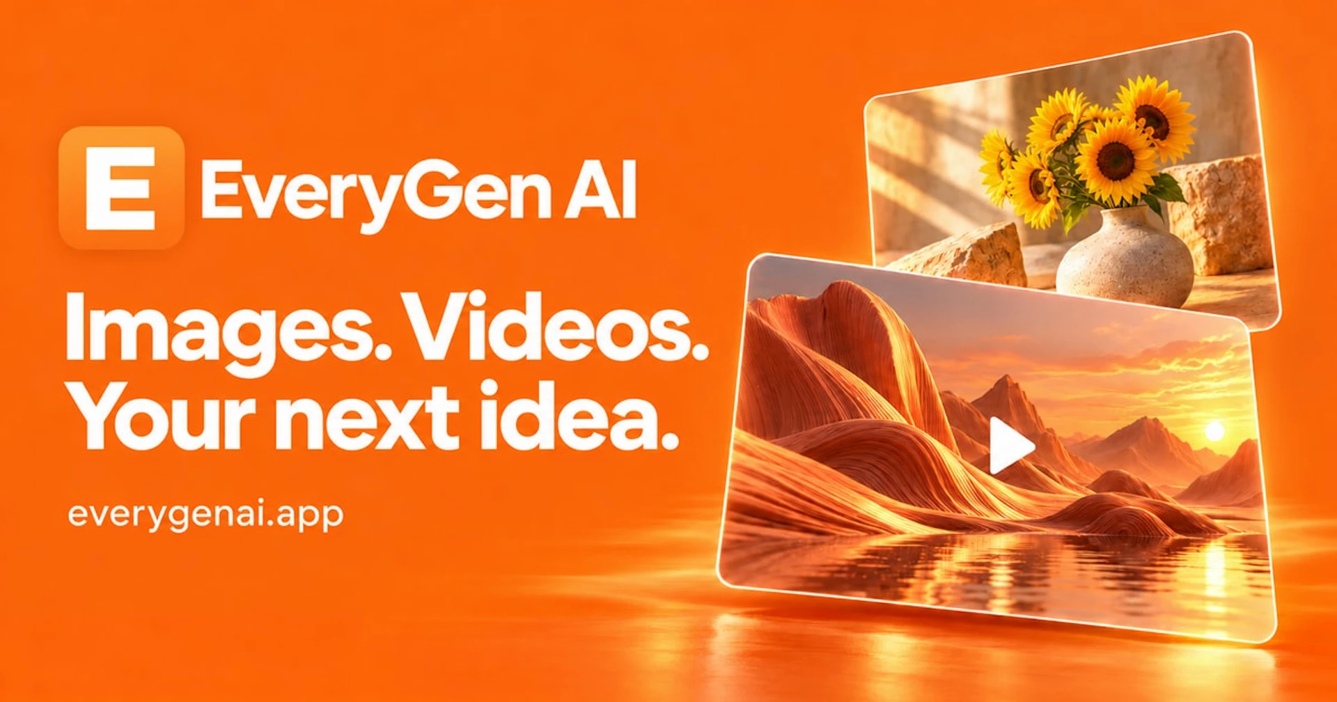 EveryGen AI - AI Tool Logo & Interface Preview