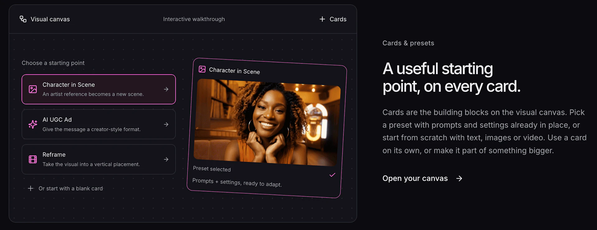 Visuals.fm - AI Tool Features, UI & Interface Overview
