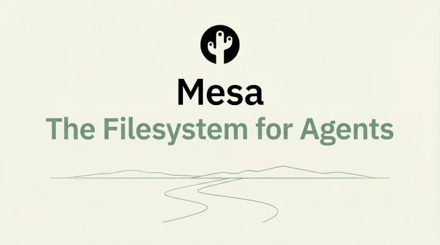 Mesa - AI Tool Logo & Interface Preview