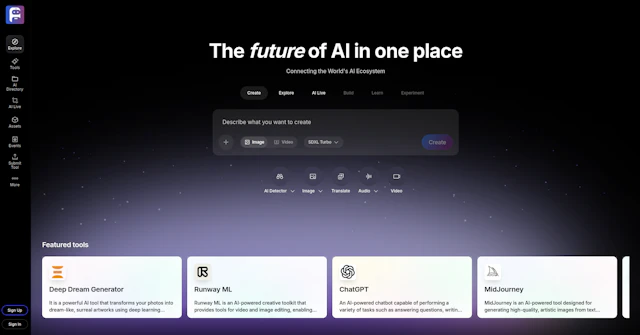 FutureStoreAI - AI Tool Logo & Interface Preview