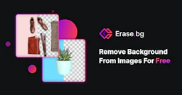 Erase.bg - AI Tool Profile and Logo Preview