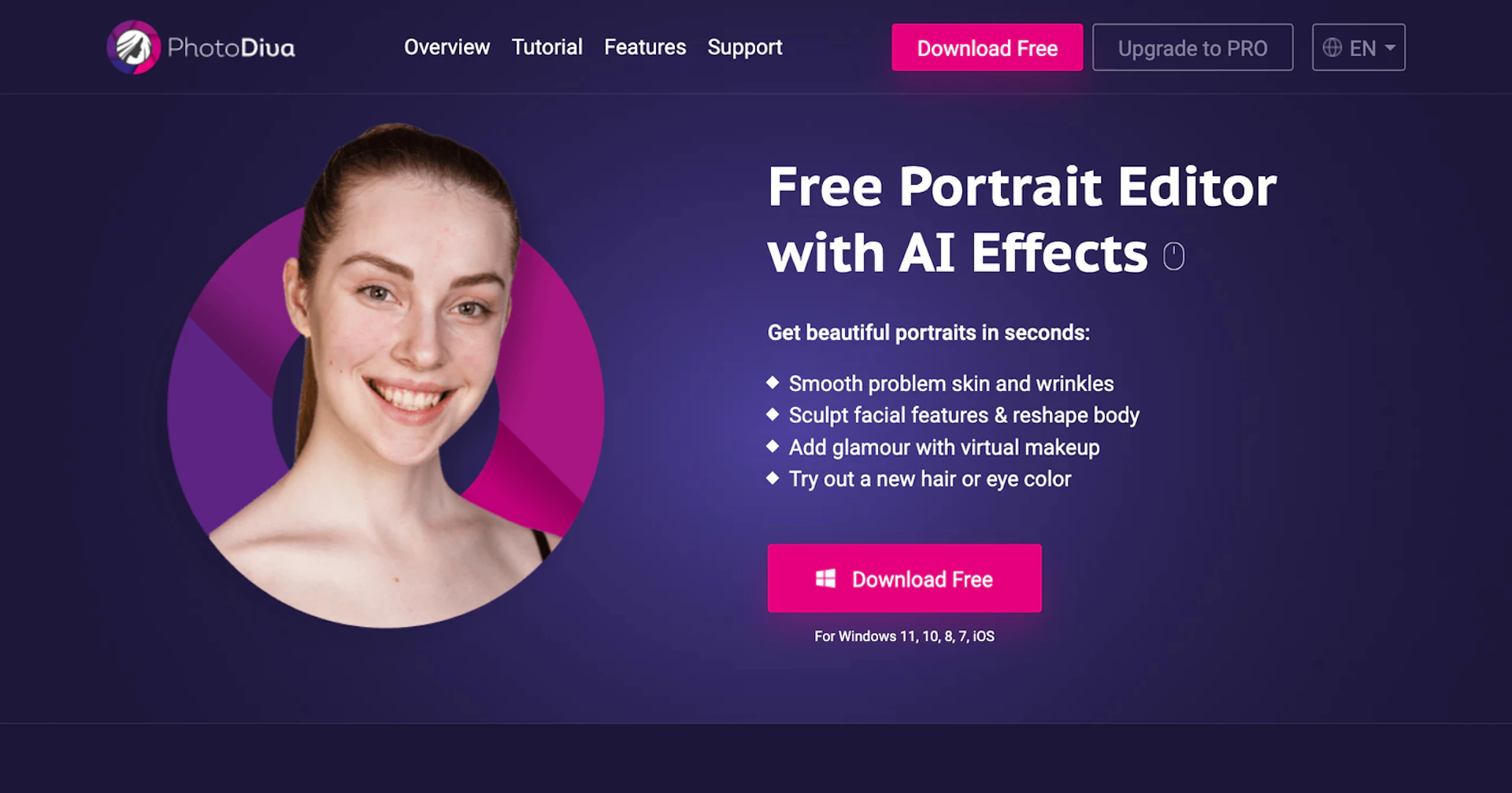 PhotoDiva - AI Tool Features, UI & Interface Overview
