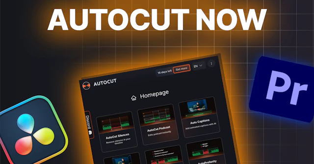 AutoCut - AI Tool Logo & Interface Preview