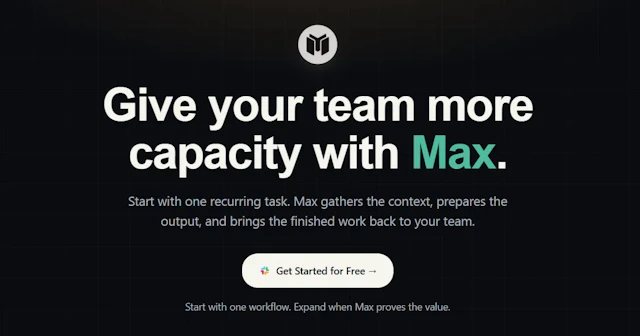 Maxworker.ai - AI Tool Logo & Interface Preview