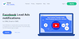 SaveMyLeads - AI Tool Profile and Logo Preview