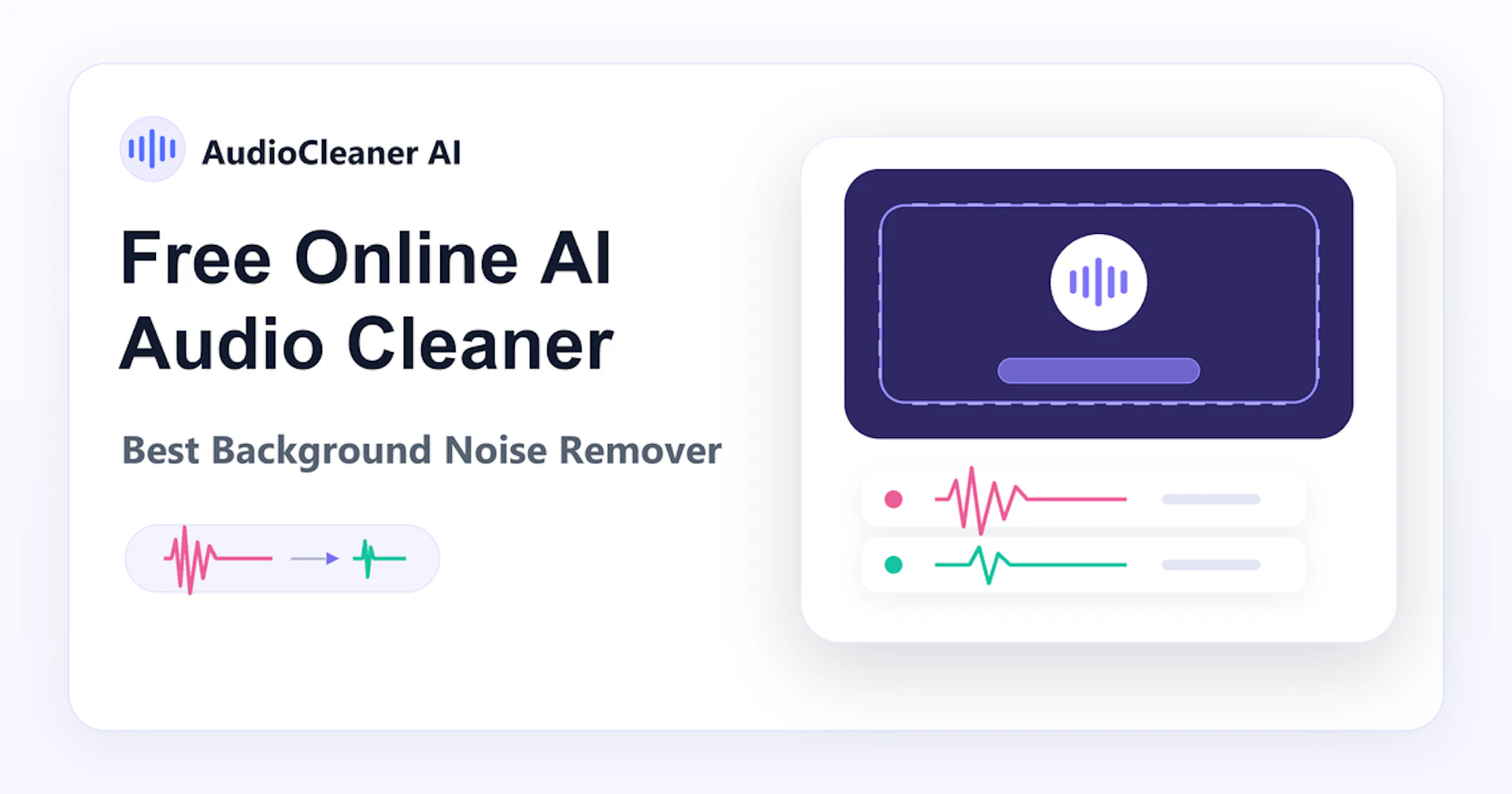 AudioCleaner - AI Tool Features, UI & Interface Overview