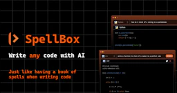 Spellbox - AI Tool Profile and Logo Preview