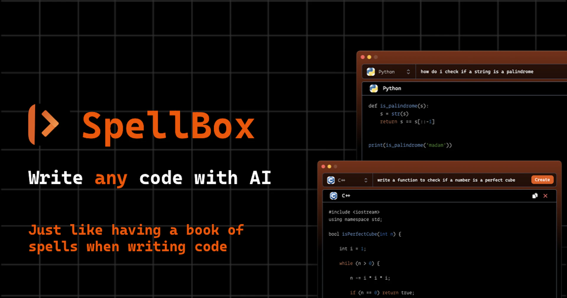 Spellbox - AI Tool Features, UI & Interface Overview