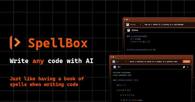 Spellbox - AI Tool Logo & Interface Preview