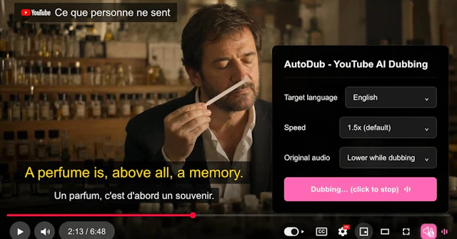 AutoDub - AI Tool Logo & Interface Preview
