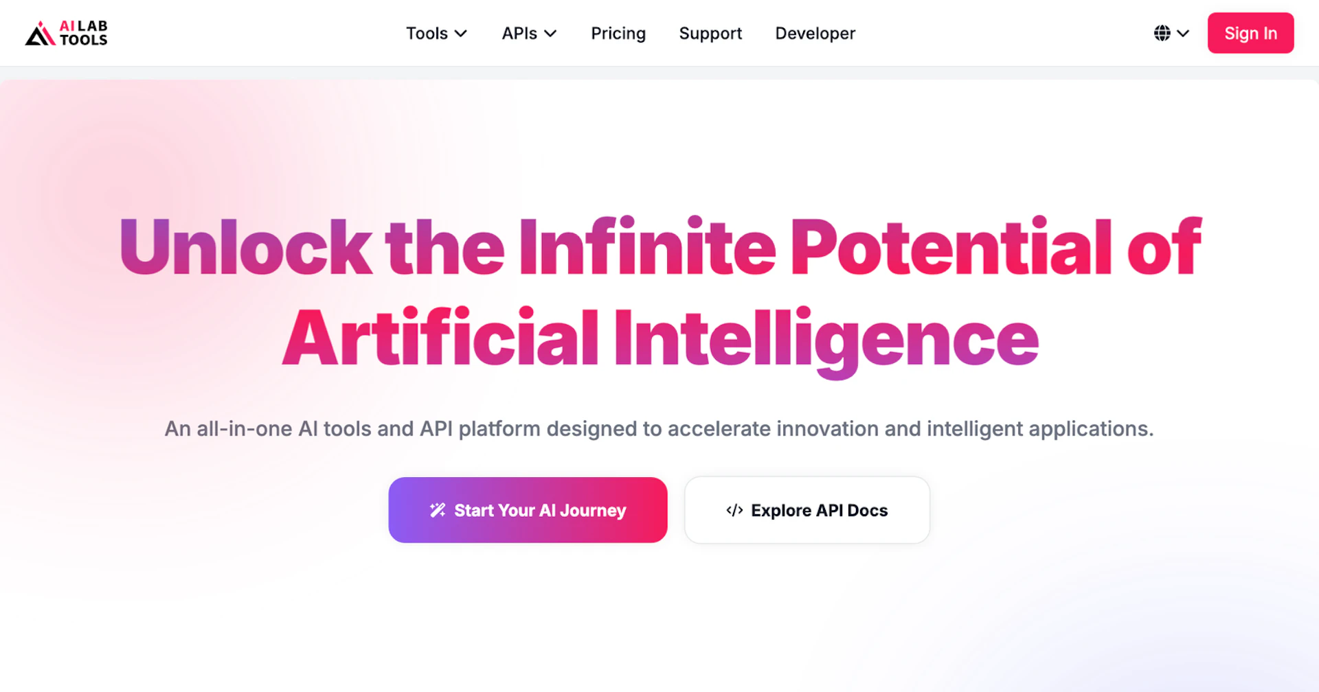 AILab Tools - AI Tool Features, UI & Interface Overview