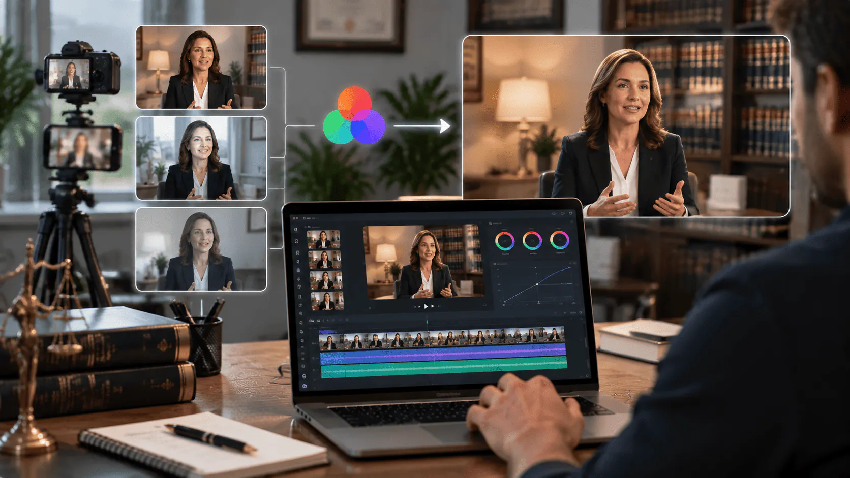 invideo’s color grading