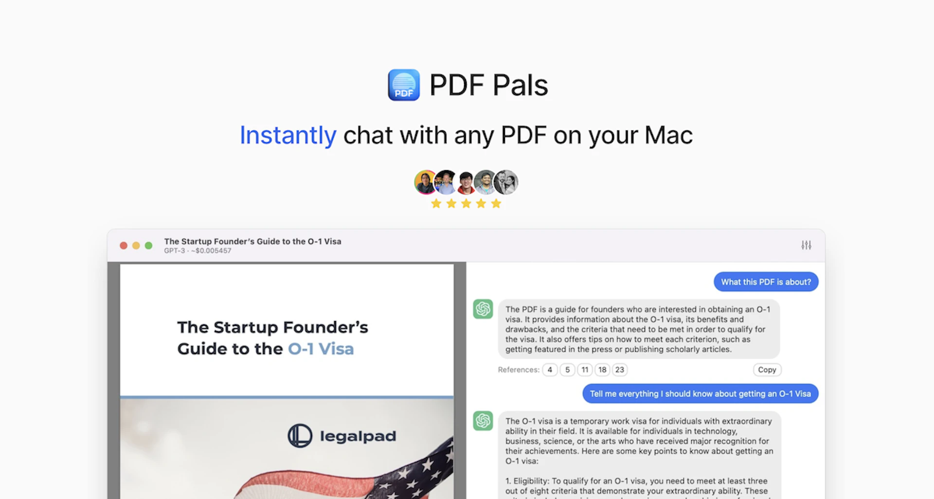 PDF Pals - AI Tool Features, UI & Interface Overview