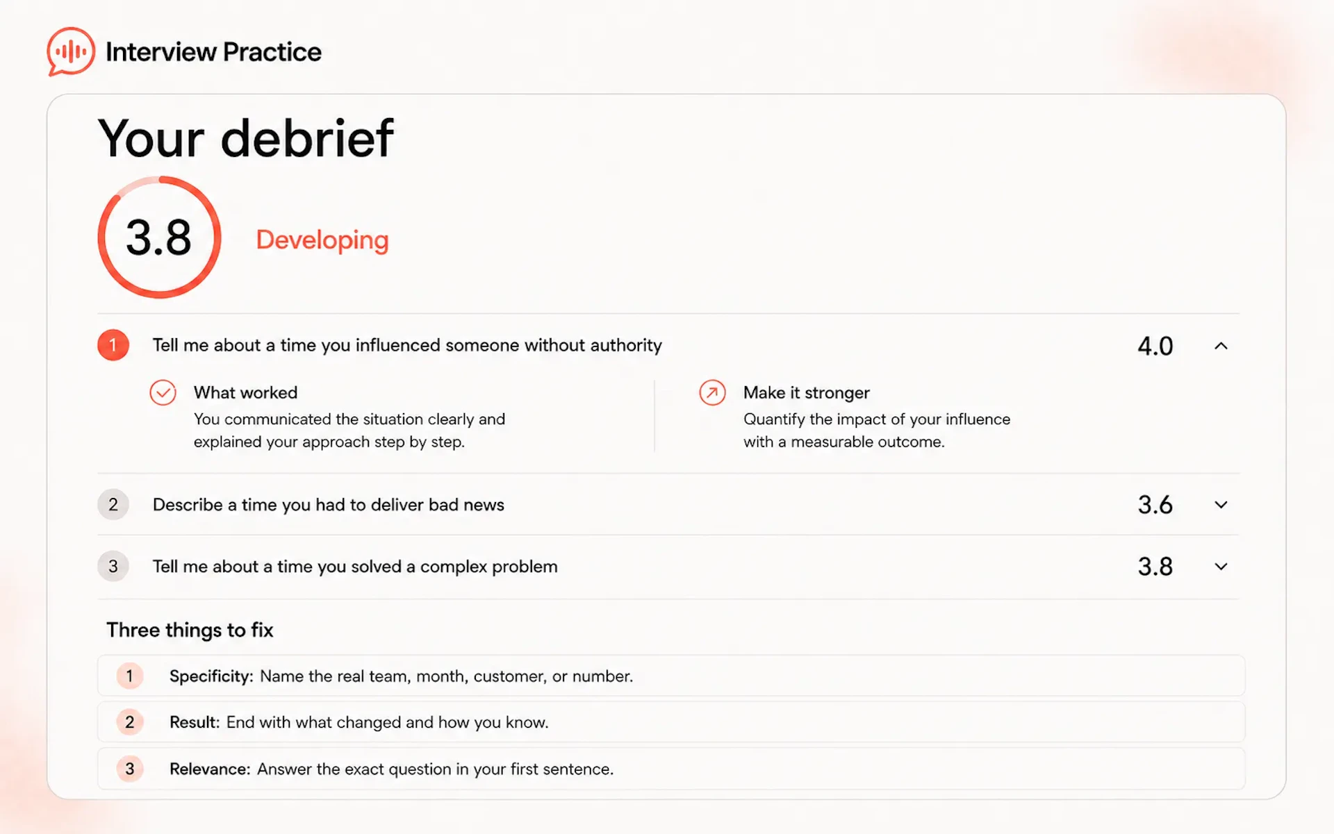Interview Practice - AI Tool Logo & Interface Preview