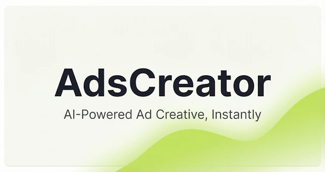 AdsCreator.com - AI Tool Logo & Interface Preview