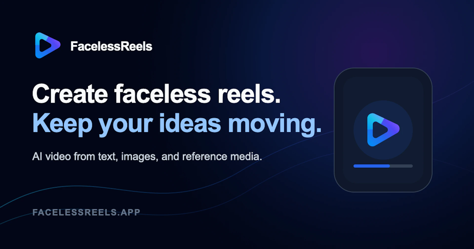 FacelessReels - AI Tool Features, UI & Interface Overview