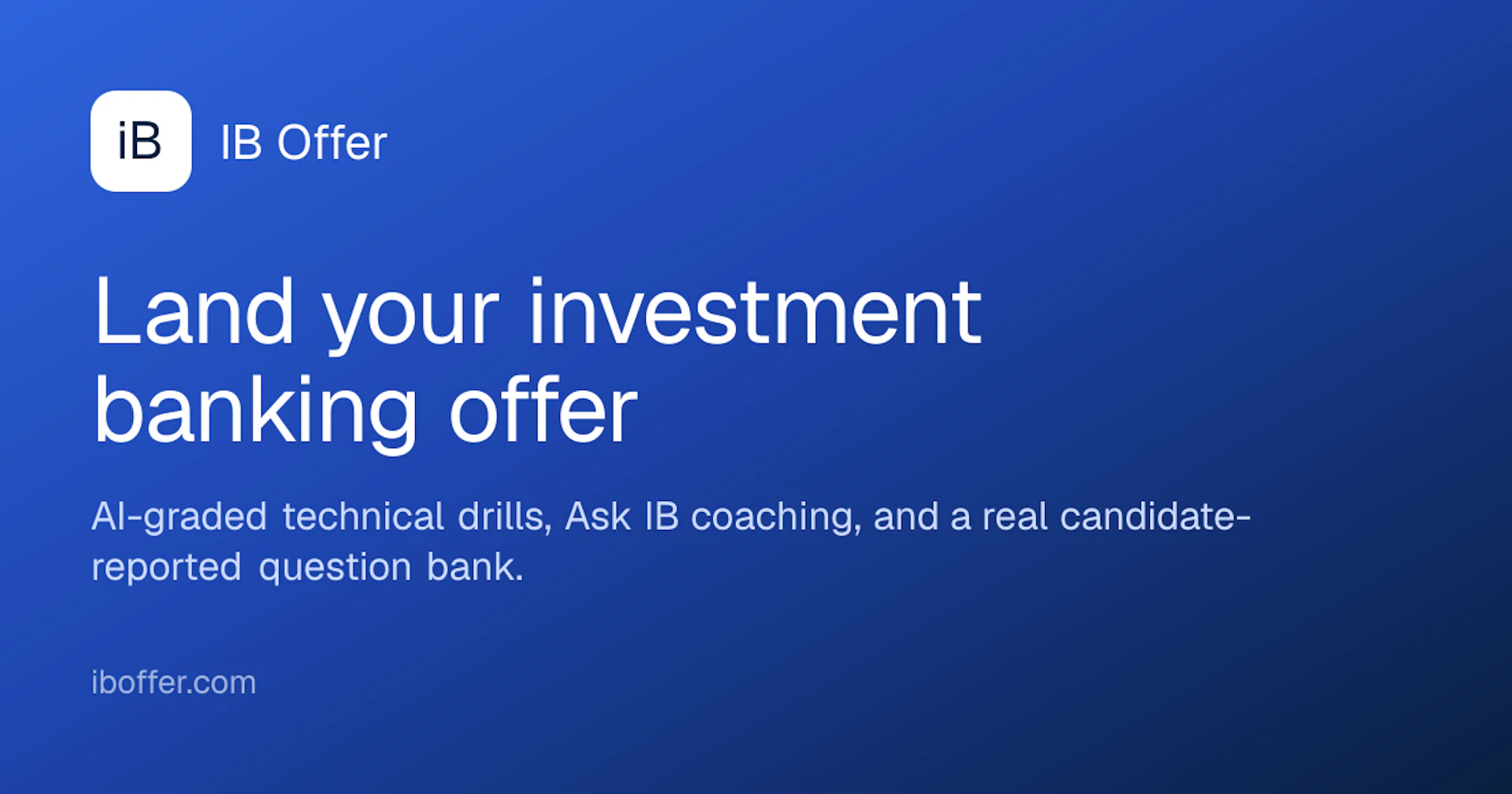 IB Offer - AI Tool Features, UI & Interface Overview