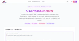 AI Cartoon Generator - AI Tool Profile and Logo Preview