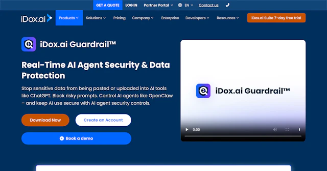 iDox.ai Guardrail - AI Tool Logo & Interface Preview