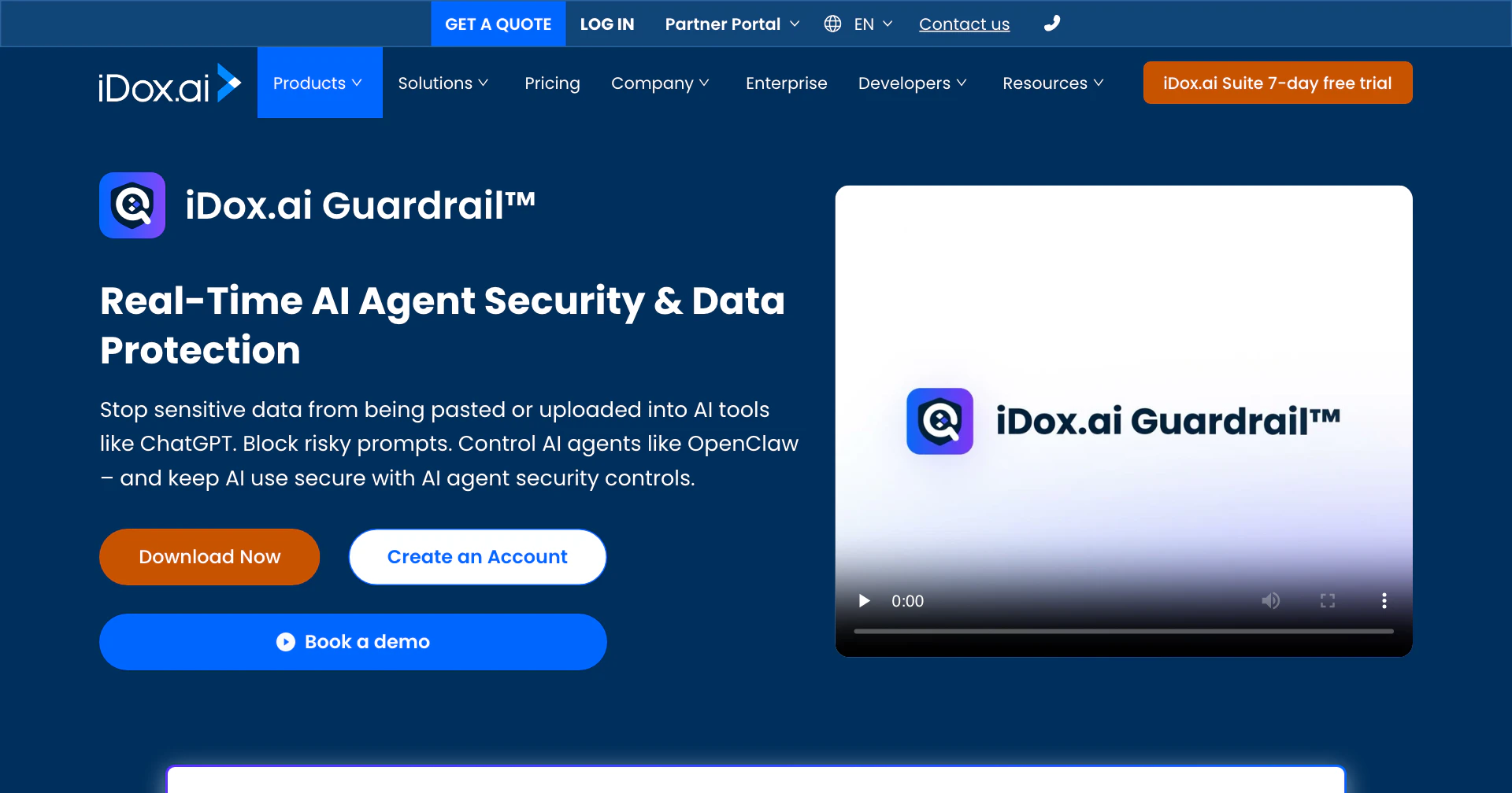 iDox.ai Guardrail - AI Tool Features, UI & Interface Overview