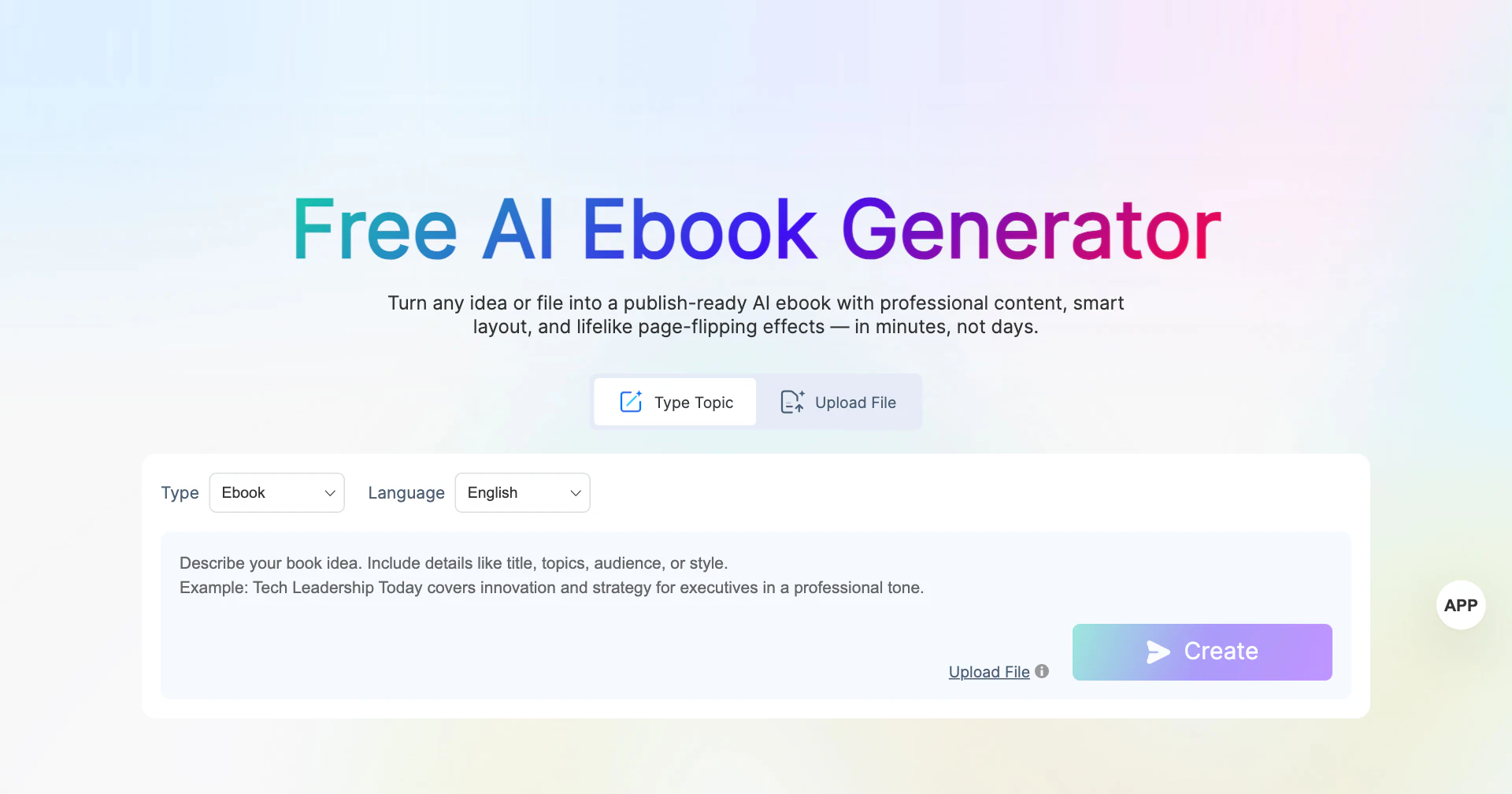 FlipHTML5 AI Ebook Generator - AI Tool Features, UI & Interface Overview